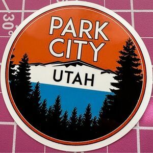 💜13/$13 +Bundle Sticker Sale | Travel Park City Utah Waterproof Sticker